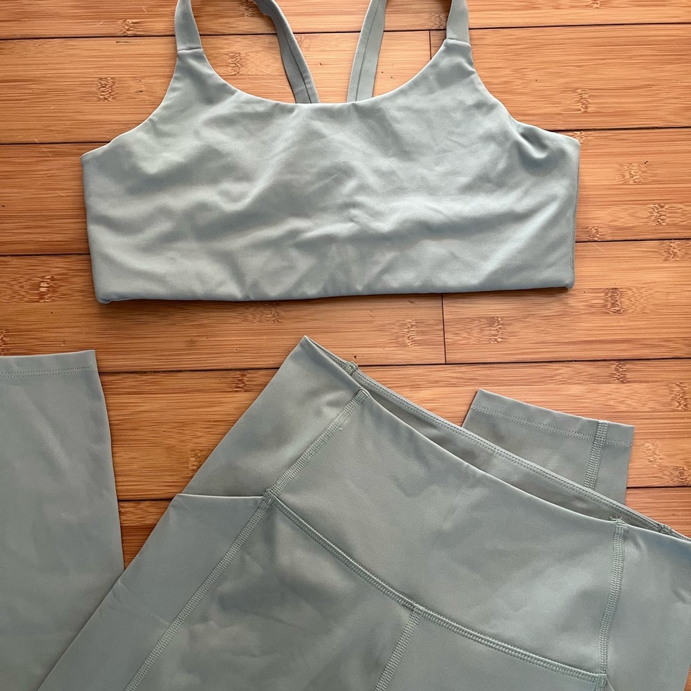 Sage Green Set from Girlfriend Collective